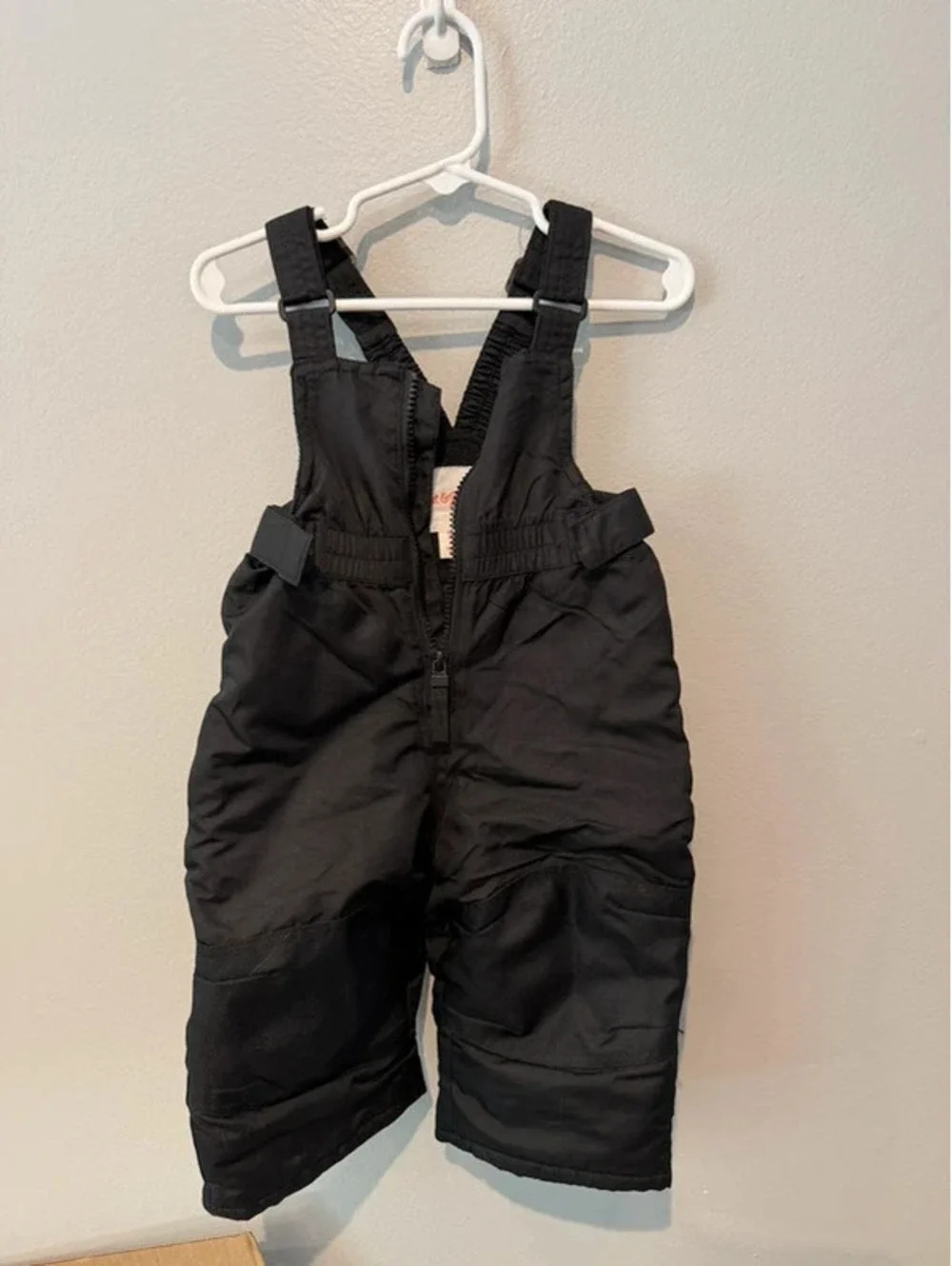 Cat & Jack Black Snow Bib Overalls 12M
